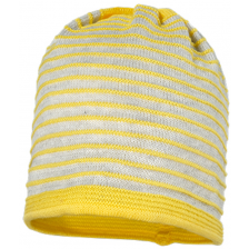 Лятна плетена шапка Maximo - Жълта/сива -1