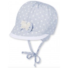 Лятна бебешка шапка с UV 50+ защита Sterntaler - 35 cm, 1-2 месеца -1