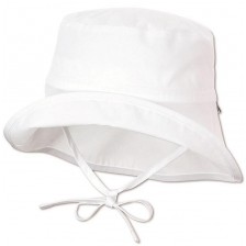 Лятна шапка с UV 50+ защита Sterntaler - Бяла, 51 сm, 18-24 месеца -1