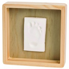 Магична дървена за отпечатък Baby Art - Pure box, органична глина