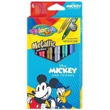 Маркери Colorino Disney - Mickey and Friends, 6 цвята