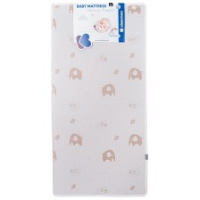 Матрак Kikka Boo - Memory Comfort, 60 х 120 х 12 cm, Elephants Pink