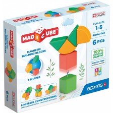 Магнитни кубчета Geomag - Magicube Стартов комплект, 6 части -1