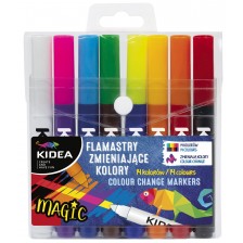 Mагически флумастери Kidea - 8 цвята