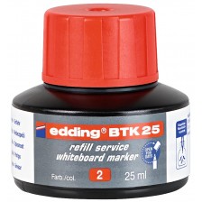 Мастило за маркери Edding BTK 25 - Червен, 25 ml -1