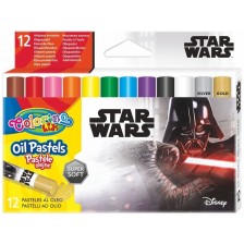 Маслени пастели Colorino Marvel - Star Wars, 12 цвята -1