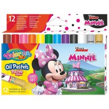 Маслени пастели Colorino Disney - Junior Minnie, 12 цвята