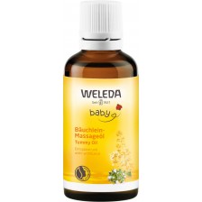 Масажно масло за коремчето на бебето Weleda - 50 ml