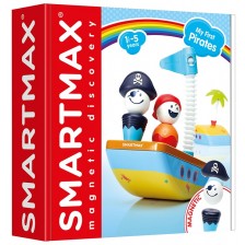 Магнитен конструктор Smart Games Smartmax - Пирати, 10 части -1
