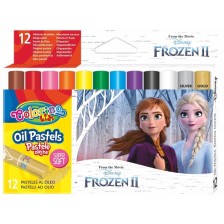 Маслени пастели Colorino Disney - Frozen II, 12 цвята