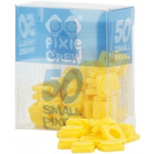 Малки силиконови пиксели Pixie Crew - Жълти, 50 броя -1