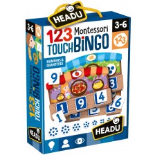 Забавна игра Headu Montessori - Малък пазар, игра на бинго -1