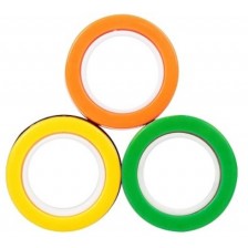 Магнитни пръстени за трикове Johntoy - Жълт, зелен и оранжев