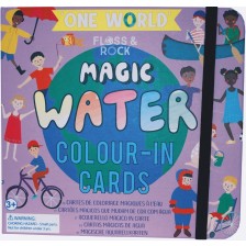 Магически карти Floss&Rock - Оцветявай с вода, Един свят -1