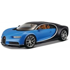 Метална кола Welly - Bugatti Chiron, 1:24, синя