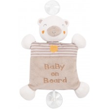 Мека играчка KikkaBoo - My Teddy, Бебе в колата -1