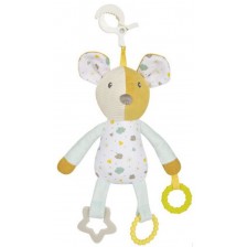 Мека играчка с чесалки Canpol - Mouse -1