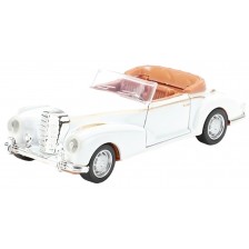 Метален автомобил Toi Toys - Classic, ретро кабриолет, 1:35, бял -1