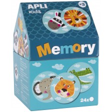 Мемори игра APLI Kids - Животни в къщичка -1