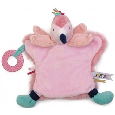Мека играчка за гушкане Eurekakids - с активности, Фламинго