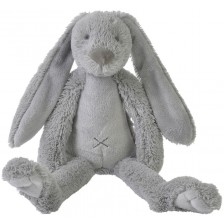 Мека играчка Happy Horse - Зайчето Richie, светлосиво, 38 cm -1