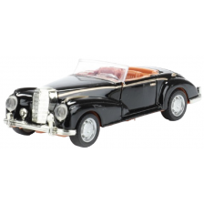 Метален автомобил Toi Toys - Classic, ретро кабриолет, 1:35, черен