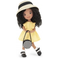 Мека кукла Orange Toys Sweet Sisters - Тина с жълта рокля, 32 cm