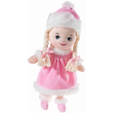Мека кукла Heunec Poupetta - Анушка, със зимни дрехи, 30 cm -1