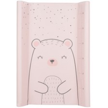 Мека подложка за повиване KikkaBoo - Bear with me, Pink, 70 x 50 cm -1
