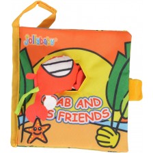 Мека книжка с играчка Jollybaby - Crab -1