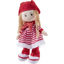 Мека кукла Heunec Poupetta - С червена шапчица, 30 cm -1