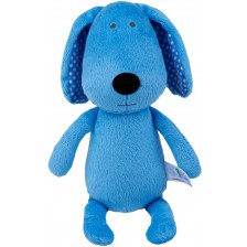 Мека играчка за гушкане Bali Bazoo - Dog, 28 cm, синя -1