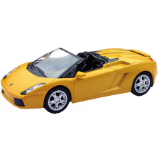 Метален автомобил Newray - Lamborghini Gallardo Spyder, 1:43, жълт -1