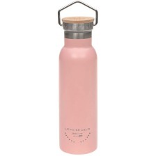 Метална бутилка Lassig - Adventure, 460 ml, розова -1