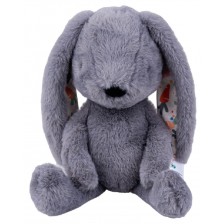 Мека играчка за гушкане Bali Bazoo - Rabbit, 32 cm, сива