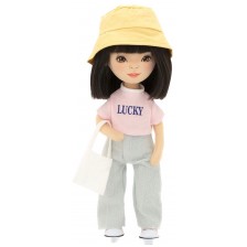 Мека кукла Orange Toys Sweet Sisters - Лилу с широки дънки, 32 cm -1