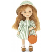 Мека кукла Orange Toys Sweet Sisters - Съни в карирана рокля, 32 cm -1