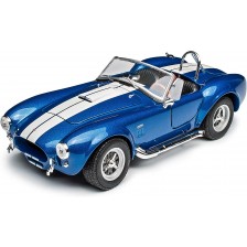 Метална кола Welly - Shelby Cobra 427, 1:24, синя