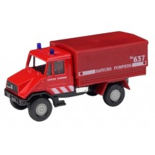 Метално камионче Welly Urban Spirit - Пожарна, 1:34