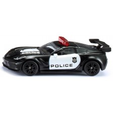 Метална количка Siku - Chevrolet Corvette Zr1 Police -1