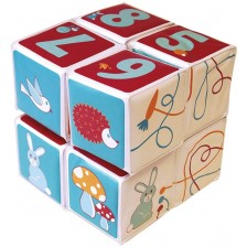 Мека играчка Ludi - Магически куб, Зайо -1