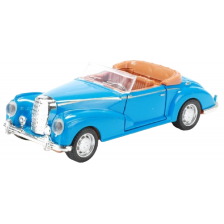 Метален автомобил Toi Toys - Classic, ретро кабриолет, 1:35, син -1