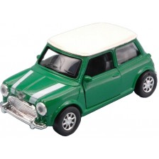 Метална количка Newray - Mini Cooper 1959, зелена, 1:32 -1