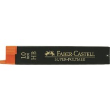 Мини графити Faber-Castell - Super-Polymer, 1.0 mm, HB, 12 броя -1