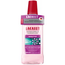 Lacalut Sensitive Мицеларна вода за уста, розова, 500 ml -1