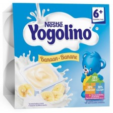 Млечен десерт Nestle Yogolino - Банан, 4 броя, 100 g -1