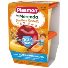 Млечен десерт Plasmon -  Нутримюн, микс плодове и овесени ядки, 2 х 120 g