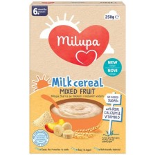 Млечна каша Milupa - Плодове, 250 g -1