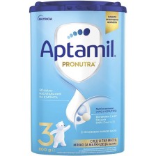 Мляко за малки деца Aptamil - Pronutra 3, 800 g -1