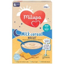 Млечна каша Milupa - Бисквити, 250 g 